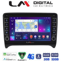 LM Digital - LM ZG8078 GPS Οθόνη OEM Multimedia Αυτοκινήτου για AUDI TT 2007 > 2014 (CarPlay/AndroidAuto/BT/GPS/WIFI/GPRS)