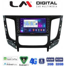 LM Digital - LM ZG8230 GPS Οθόνη OEM Multimedia Αυτοκινήτου για Mitsubishi L200 2014 > Μόνο για αυτοκίνητα με Κλιματισμό (CarPlay/AndroidAuto/BT/GPS/WIFI/GPRS)