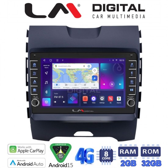 LM Digital - LM ZG8248 GPS Οθόνη OEM Multimedia Αυτοκινήτου για Ford Edge 2016 > (CarPlay/AndroidAuto/BT/GPS/WIFI/GPRS)