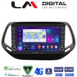 LM Digital - LM ZG8253 GPS Οθόνη OEM Multimedia Αυτοκινήτου για JEEP COMPASS 2017> (CarPlay/AndroidAuto/BT/GPS/WIFI/GPRS)