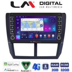 LM Digital - LM ZG8272 GPS Οθόνη OEM Multimedia Αυτοκινήτου για SUBARU IMPREZA-FORESTER 2009>2012 (CarPlay/AndroidAuto/BT/GPS/WIFI/GPRS)