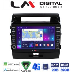 LM Digital - LM ZG8383 GPS Οθόνη OEM Multimedia Αυτοκινήτου για TOYOTA LANDCRUISER 2008>2015 (CarPlay/AndroidAuto/BT/GPS/WIFI/GPRS)
