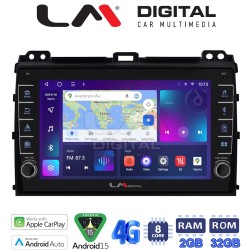 LM Digital - LM ZG8384 GPS Οθόνη OEM Multimedia Αυτοκινήτου για TOYOTA LANDCRUISER J100 2003>2009 (CarPlay/AndroidAuto/BT/GPS/WIFI/GPRS)