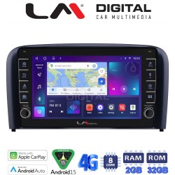 LM Digital - LM ZG8393 GPS Οθόνη OEM Multimedia Αυτοκινήτου για Volvo S80 2004 > 2006 (CarPlay/AndroidAuto/BT/GPS/WIFI/GPRS)