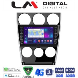 LM Digital - LM ZG8436 GPS Οθόνη OEM Multimedia Αυτοκινήτου για MAZDA 6 facelift 2005>2008 (CarPlay/AndroidAuto/BT/GPS/WIFI/GPRS)
