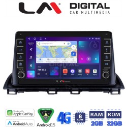 LM Digital - LM ZG8461 GPS Οθόνη OEM Multimedia Αυτοκινήτου για Mazda 3 2014 > (CarPlay/AndroidAuto/BT/GPS/WIFI/GPRS)