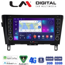 LM Digital - LM ZG8473 GPS Οθόνη OEM Multimedia Αυτοκινήτου για NISSAN QASHQAI & XTRAIL 2014> (CarPlay/AndroidAuto/BT/GPS/WIFI/GPRS)
