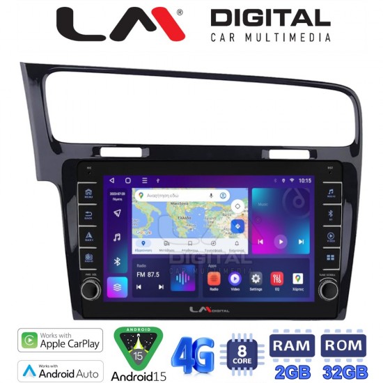 LM Digital - LM ZG8591B GPS Οθόνη OEM Multimedia Αυτοκινήτου για 0 (CarPlay/AndroidAuto/BT/GPS/WIFI/GPRS)