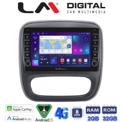 LM Digital - LM ZG8706 GPS Οθόνη OEM Multimedia Αυτοκινήτου για Opel Vivaro 2014 > 2020Renault Traffic 2014 > 2020Nissan NV300 2014 > 2020Fiat Talento 2014 > 2020Δείτε τί φίσα έχει το αυτοκίνητο πριν την αγορά της οθόνης. (CarPlay/AndroidA