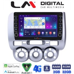 LM Digital - LM ZG8730 GPS Οθόνη OEM Multimedia Αυτοκινήτου για HONDA JAZZ 2002>2009 (CarPlay/AndroidAuto/BT/GPS/WIFI/GPRS)