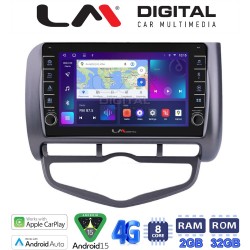 LM Digital - LM ZG8731 GPS Οθόνη OEM Multimedia Αυτοκινήτου για Honda Jazz 2003 - 2008 (CarPlay/AndroidAuto/BT/GPS/WIFI/GPRS)