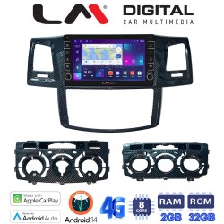 LM Digital - LM ZG8821 GPS Οθόνη OEM Multimedia Αυτοκινήτου για TOYOTA HILUX 2005>2016 (CarPlay/AndroidAuto/BT/GPS/WIFI/GPRS)