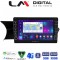 LM Digital - LM ZG8824 GPS Οθόνη OEM Multimedia Αυτοκινήτου για Mercedes C Class 2011 > 2015 FaceLift CarPlay/AndroidAuto/BT/GPS/WIFI/GPRS)