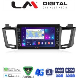 LM Digital - LM ZG8947 GPS Οθόνη OEM Multimedia Αυτοκινήτου για TOYOTA RAV 4 2013 > 2020 (CarPlay/AndroidAuto/BT/GPS/WIFI/GPRS)