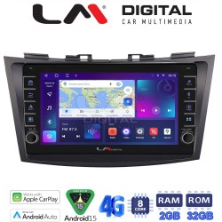 LM Digital - LM ZG8179 GPS Οθόνη OEM Multimedia Αυτοκινήτου για SUZUKI SWIFT 2011>2016 (CarPlay/AndroidAuto/BT/GPS/WIFI/GPRS)