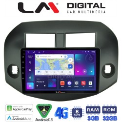 LM Digital - LM ZE8018B GPS Οθόνη OEM Multimedia Αυτοκινήτου για Toyota Rav4 2007 > 2012 (CarPlay/AndroidAuto/BT/GPS/WIFI/GPRS)