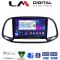 LM Digital - LM ZE8197 GPS Οθόνη OEM Multimedia Αυτοκινήτου για Fiat Doblo - Combo 2015 > 2018 (CarPlay/AndroidAuto/BT/GPS/WIFI/GPRS)