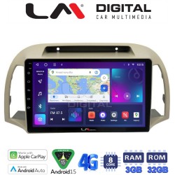 LM Digital - LM ZE8300 GPS Οθόνη OEM Multimedia Αυτοκινήτου για NISSAN MICRA 2002>2007 (CarPlay/AndroidAuto/BT/GPS/WIFI/GPRS)