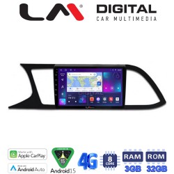 LM Digital - LM ZE8306 GPS Οθόνη OEM Multimedia Αυτοκινήτου για SEAT LEON 2012> (CarPlay/AndroidAuto/BT/GPS/WIFI/GPRS)