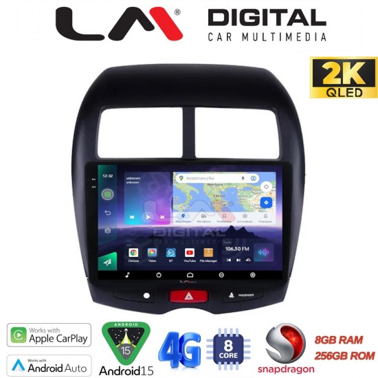 LM Digital - LM ZQ8026 GPS Οθόνη OEM Multimedia Αυτοκινήτου για MITSUBISHI ASX 2008> (CarPlay/AndroidAuto/BT/GPS/WIFI/GPRS)