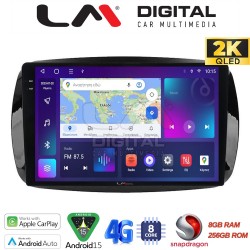LM Digital - LM ZQ8029 GPS Οθόνη OEM Multimedia Αυτοκινήτου για SMART ForTwo 2015> (CarPlay/AndroidAuto/BT/GPS/WIFI/GPRS)