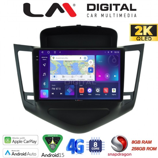 LM Digital - LM ZQ8045 GPS Οθόνη OEM Multimedia Αυτοκινήτου για CHEVROLET CRUZE 2008>2013 (CarPlay/AndroidAuto/BT/GPS/WIFI/GPRS)