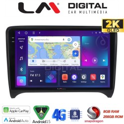 LM Digital - LM ZQ8078 GPS Οθόνη OEM Multimedia Αυτοκινήτου για AUDI TT 2007 > 2014 (CarPlay/AndroidAuto/BT/GPS/WIFI/GPRS)