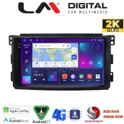 LM Digital - LM ZQ8087 GPS Οθόνη OEM Multimedia Αυτοκινήτου για SMART 2007>2010 (CarPlay/AndroidAuto/BT/GPS/WIFI/GPRS)