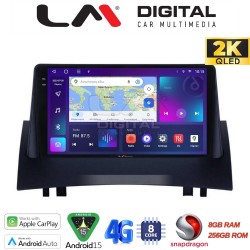 LM Digital - LM ZQ8138 GPS Οθόνη OEM Multimedia Αυτοκινήτου για Renault Megane2 2002 > 2008 (CarPlay/AndroidAuto/BT/GPS/WIFI/GPRS)