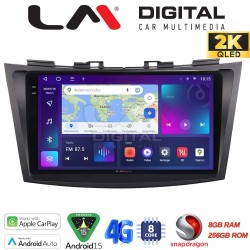 LM Digital - LM ZQ8179 GPS Οθόνη OEM Multimedia Αυτοκινήτου για SUZUKI SWIFT 2011>2016 (CarPlay/AndroidAuto/BT/GPS/WIFI/GPRS)