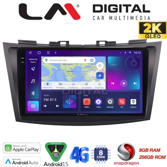 LM Digital - LM ZQ8179 GPS Οθόνη OEM Multimedia Αυτοκινήτου για SUZUKI SWIFT 2011>2016 (CarPlay/AndroidAuto/BT/GPS/WIFI/GPRS)