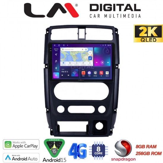 LM Digital - LM ZQ8186 GPS Οθόνη OEM Multimedia Αυτοκινήτου για SUZUKI JIMNY 2007 > 2018 (CarPlay/AndroidAuto/BT/GPS/WIFI/GPRS)