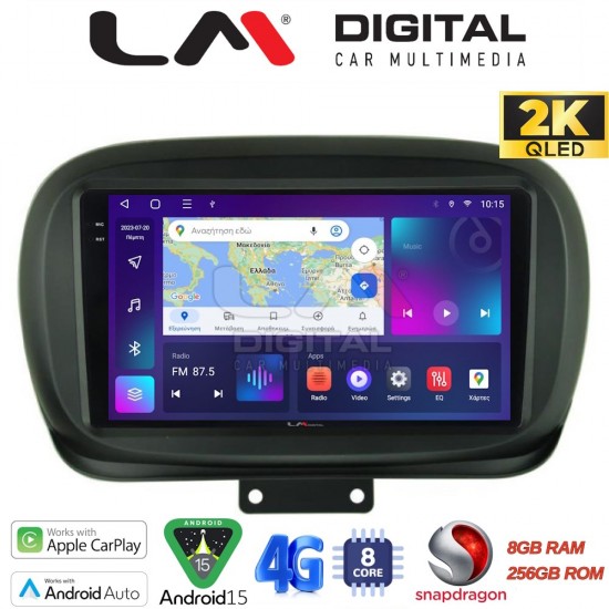 LM Digital - LM ZQ8199 GPS Οθόνη OEM Multimedia Αυτοκινήτου για FIAT 500X 2014> (CarPlay/AndroidAuto/BT/GPS/WIFI/GPRS)