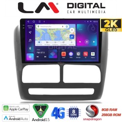LM Digital - LM ZQ8211 GPS Οθόνη OEM Multimedia Αυτοκινήτου για Fiat Doblo '10-'15 & Opel Combo'10-'15 (CarPlay/AndroidAuto/BT/GPS/WIFI/GPRS)