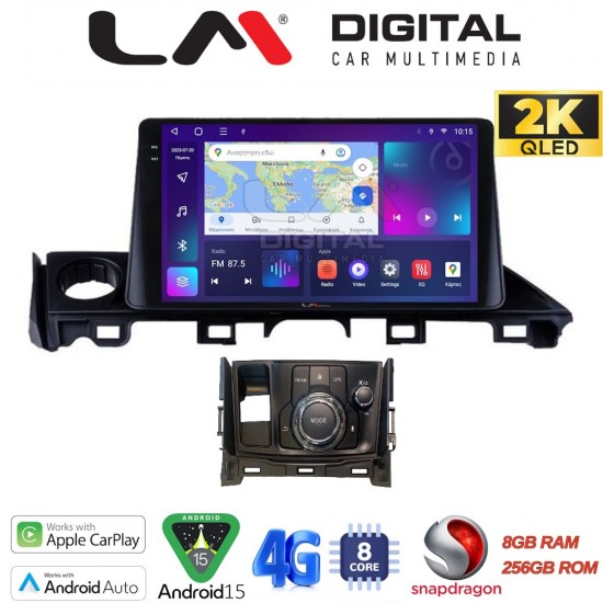 LM Digital - LM ZQ8214 GPS Οθόνη OEM Multimedia Αυτοκινήτου για Mazda 6 2017 > 2020 (CarPlay/AndroidAuto/BT/GPS/WIFI/GPRS)