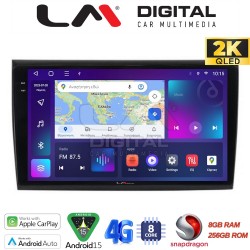 LM Digital - LM ZQ8250 GPS Οθόνη OEM Multimedia Αυτοκινήτου για Fiat Bravo 2007> (CarPlay/AndroidAuto/BT/GPS/WIFI/GPRS)