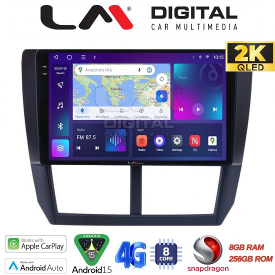 LM Digital - LM ZQ8272 GPS Οθόνη OEM Multimedia Αυτοκινήτου για SUBARU IMPREZA-FORESTER 2009>2012 (CarPlay/AndroidAuto/BT/GPS/WIFI/GPRS)