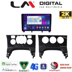 LM Digital - LM ZQ8323 GPS Οθόνη OEM Multimedia Αυτοκινήτου για PEUGEOT 3008 2009>2016 & 206 2002>2006 (CarPlay/AndroidAuto/BT/GPS/WIFI/GPRS)
