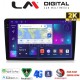 LM Digital - LM ZQ8331 GPS Οθόνη OEM Multimedia Αυτοκινήτου για CITROEN BERLINGO - PEUGEOT PARTNER 2008>2018 (CarPlay/AndroidAuto/BT/GPS/WIFI/GPRS)