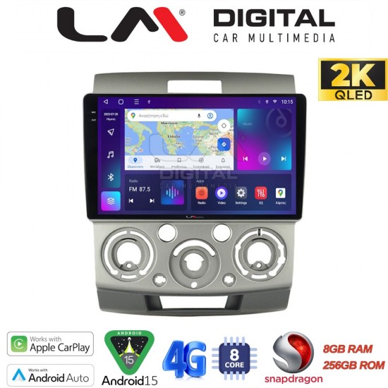 LM Digital - LM ZQ8360 GPS Οθόνη OEM Multimedia Αυτοκινήτου για MAZDA BT 50 & FORD RANGER 2006>2011 (CarPlay/AndroidAuto/BT/GPS/WIFI/GPRS)