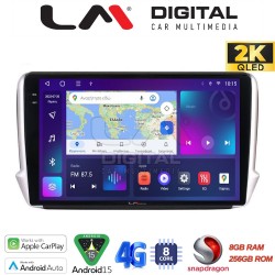 LM Digital - LM ZQ8374 GPS Οθόνη OEM Multimedia Αυτοκινήτου για PEUGEOT 208-2008 2012> (CarPlay/AndroidAuto/BT/GPS/WIFI/GPRS)