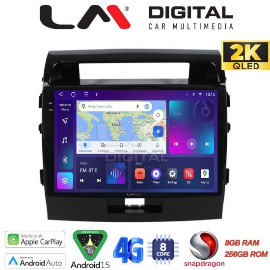 LM Digital - LM ZQ8383 GPS Οθόνη OEM Multimedia Αυτοκινήτου για TOYOTA LANDCRUISER 2008>2015 (CarPlay/AndroidAuto/BT/GPS/WIFI/GPRS)