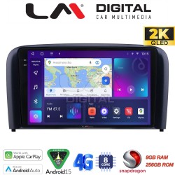 LM Digital - LM ZQ8393 GPS Οθόνη OEM Multimedia Αυτοκινήτου για Volvo S80 2004 > 2006 (CarPlay/AndroidAuto/BT/GPS/WIFI/GPRS)