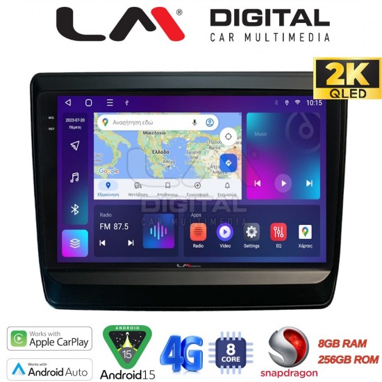 LM Digital - LM ZQ8431 GPS Οθόνη OEM Multimedia Αυτοκινήτου για Isuzu DMAX 2021> (CarPlay/AndroidAuto/BT/GPS/WIFI/GPRS)