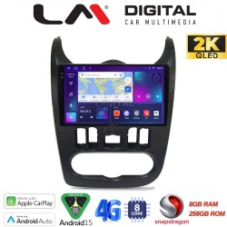 LM Digital - LM ZQ8432B GPS Οθόνη OEM Multimedia Αυτοκινήτου για Dacia Duster 2006 > 2012 (CarPlay/AndroidAuto/BT/GPS/WIFI/GPRS)