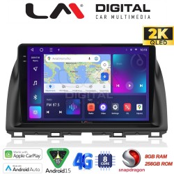 LM Digital - LM ZQ8438 GPS Οθόνη OEM Multimedia Αυτοκινήτου για MAZDA CX5 2013>2017 (CarPlay/AndroidAuto/BT/GPS/WIFI/GPRS)