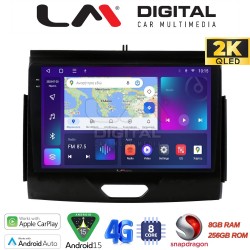 LM Digital - LM ZQ8576B GPS Οθόνη OEM Multimedia Αυτοκινήτου για FORD RANGER 2015>2020 (CarPlay/AndroidAuto/BT/GPS/WIFI/GPRS)