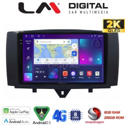 LM Digital - LM ZQ8587 GPS Οθόνη OEM Multimedia Αυτοκινήτου για SMART ForTwo 2011> 2015 (CarPlay/AndroidAuto/BT/GPS/WIFI/GPRS)