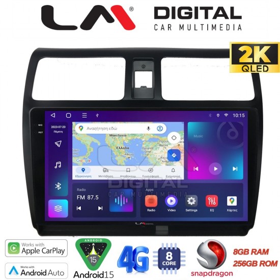 LM Digital - LM ZQ8978 GPS Οθόνη OEM Multimedia Αυτοκινήτου για SUZUKI SWIFT 2005 > 2010 (CarPlay/AndroidAuto/BT/GPS/WIFI/GPRS)