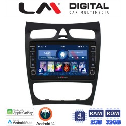 LM Digital - LM ZG4812 GPS Οθόνη OEM Multimedia Αυτοκινήτου για Mercedes CLK (W209) 2000 > 2004 (CarPlay/AndroidAuto/BT/GPS/WIFI/GPRS)